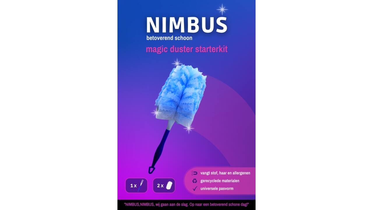 Duster Nimbus starterskit 1 houder en 2 dusters