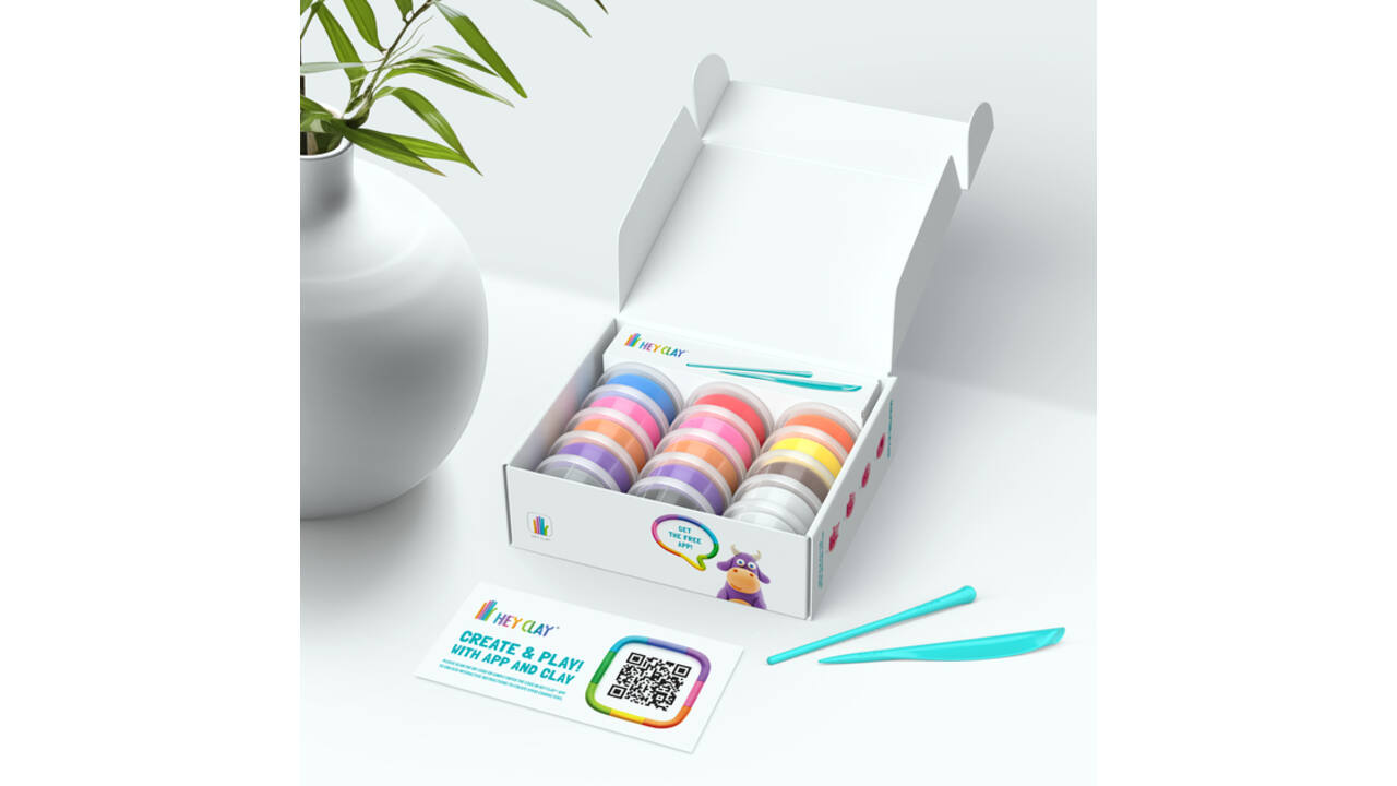 Klei Hey Clay dieren set à 15 delen