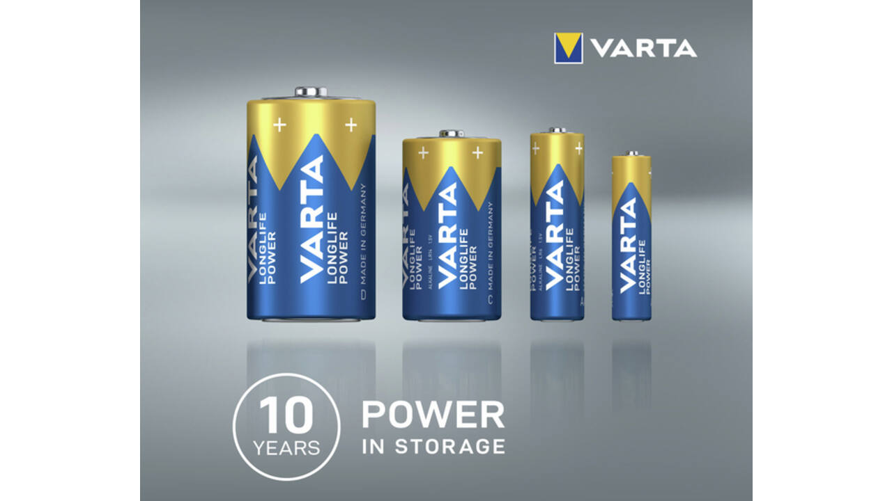 Batterij Varta Longlife Power 2x D