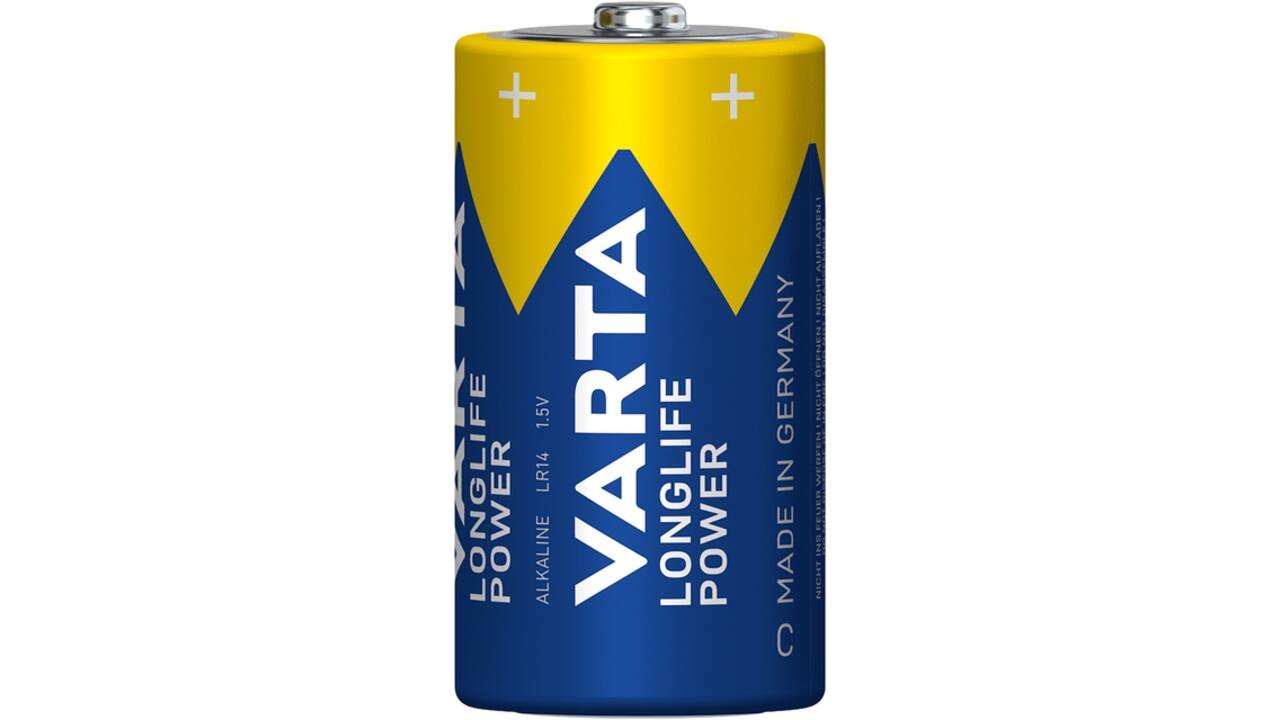 Batterij Varta Longlife Power 2x C