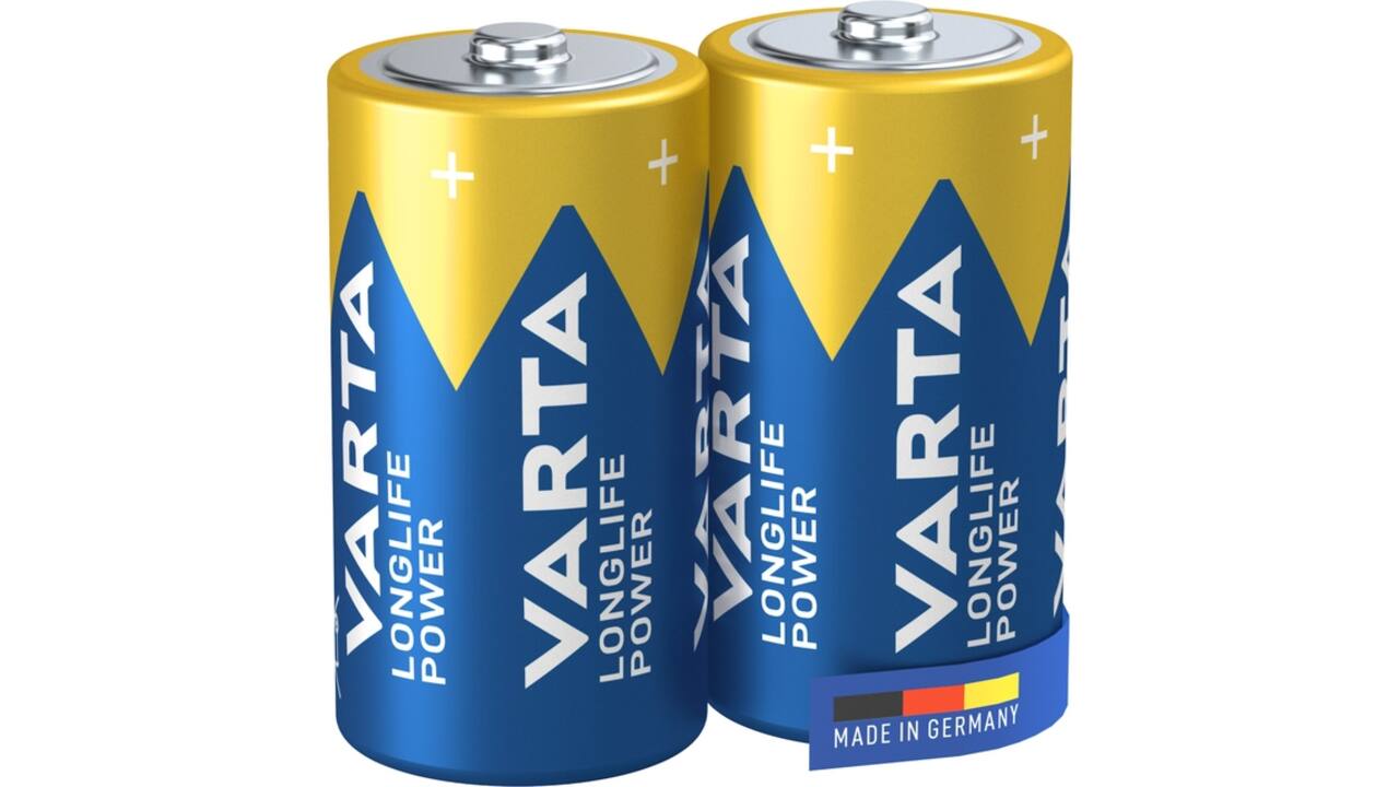 Batterij Varta Longlife Power 2x C