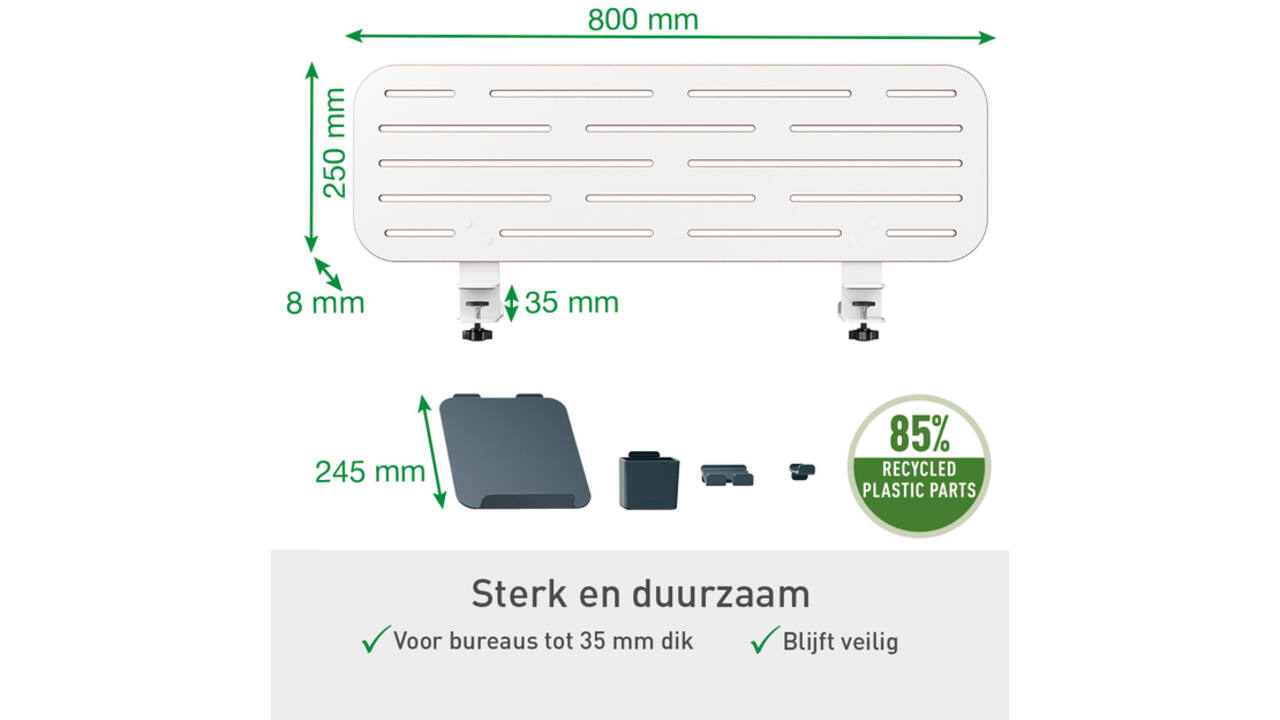 Ergo Elektrische thuiswerkplek set Leitz pakket 2