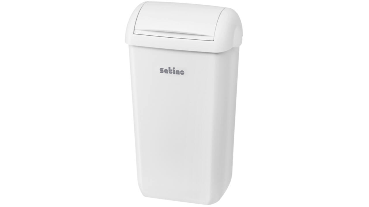 Dameshygiënebak Satino 23 liter wit 332590