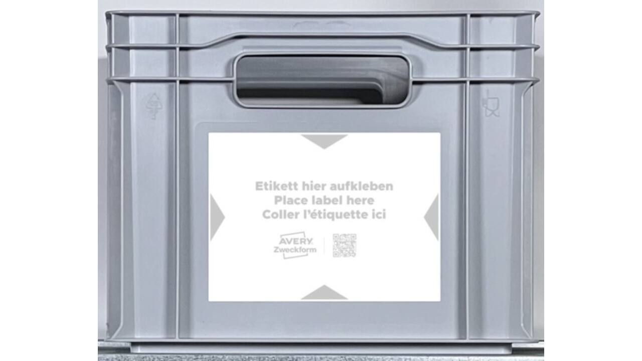 Positioneeretiket Avery Zweckform 8001 120x80mm bedrukt 20 etiketten