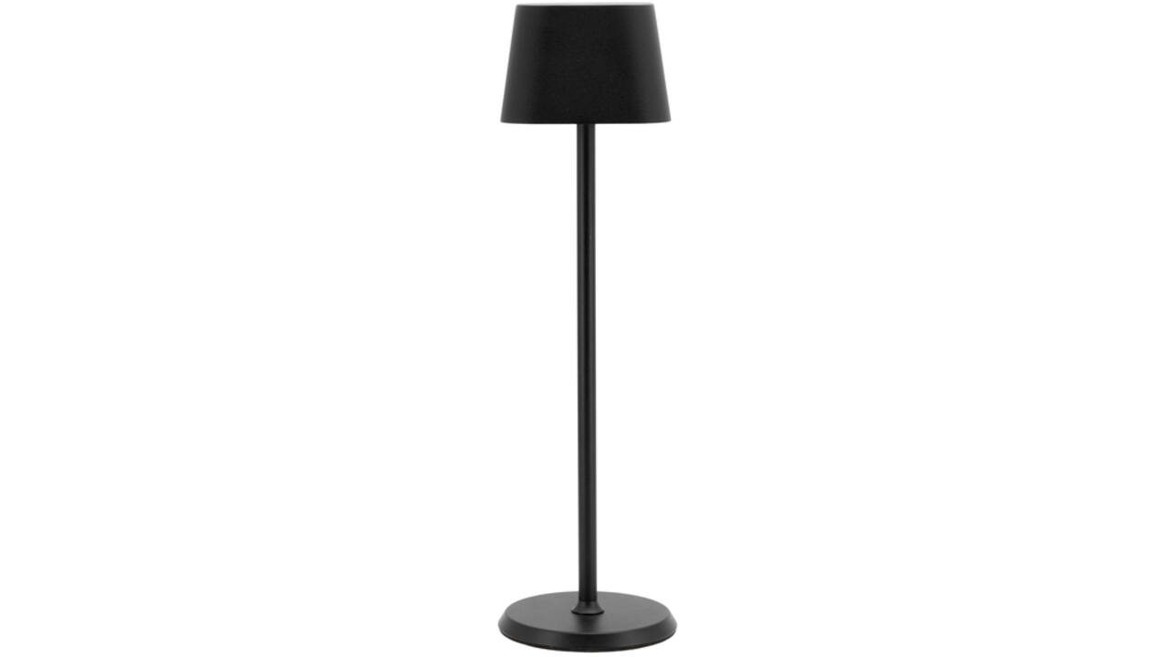 Tafellamp Securit Georgina LED oplaadbaar dimbaar zwart