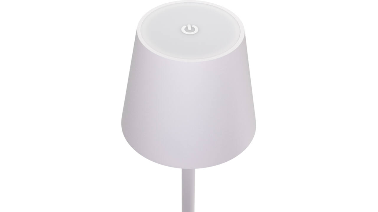 Tafellamp Securit Feline LED oplaadbaar dimbaar wit