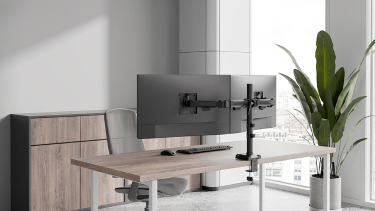 Monitorarm Neomounts NERO 2 schermen DS60 32 inch zw
