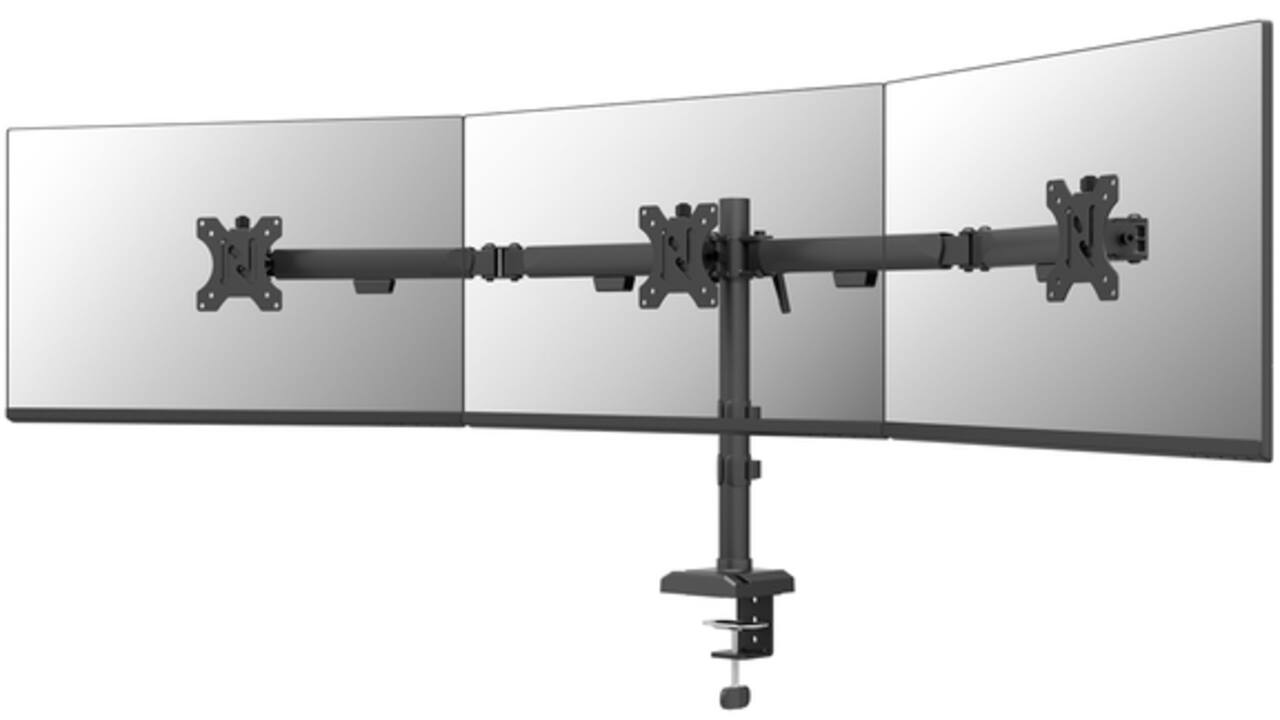 Monitorarm Neomounts NERO 3 schermen DS60 27 inch zwart