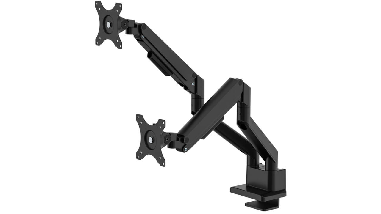 Monitorarm Neomounts NEXT Slim 2 schermen 32 inch zwart