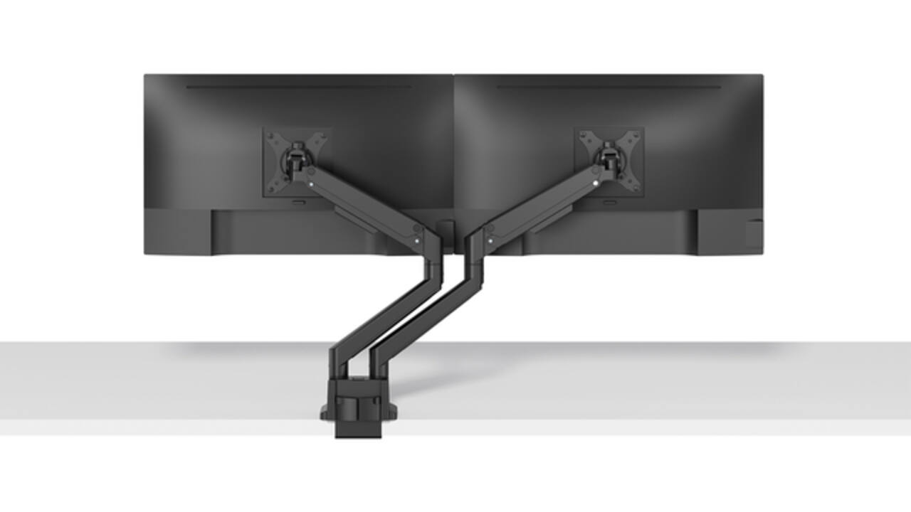 Monitorarm Neomounts NEXT Slim 2 schermen 32 inch zwart