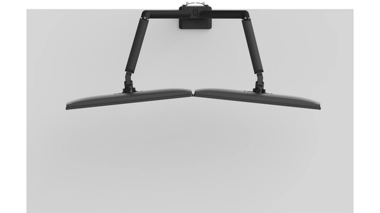 Monitorarm Neomounts NEXT Slim 2 schermen 32 inch zwart