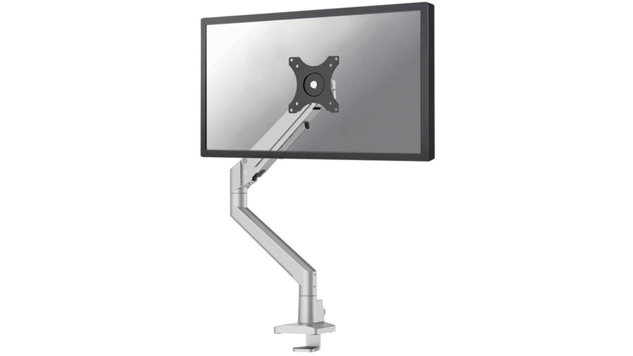 Monitorarm Neomounts NEXT Slim 1 scherm 35 inch zilver