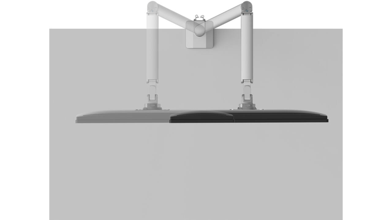 Monitorarm Neomounts NEXT Slim 1 scherm 35 inch zilver