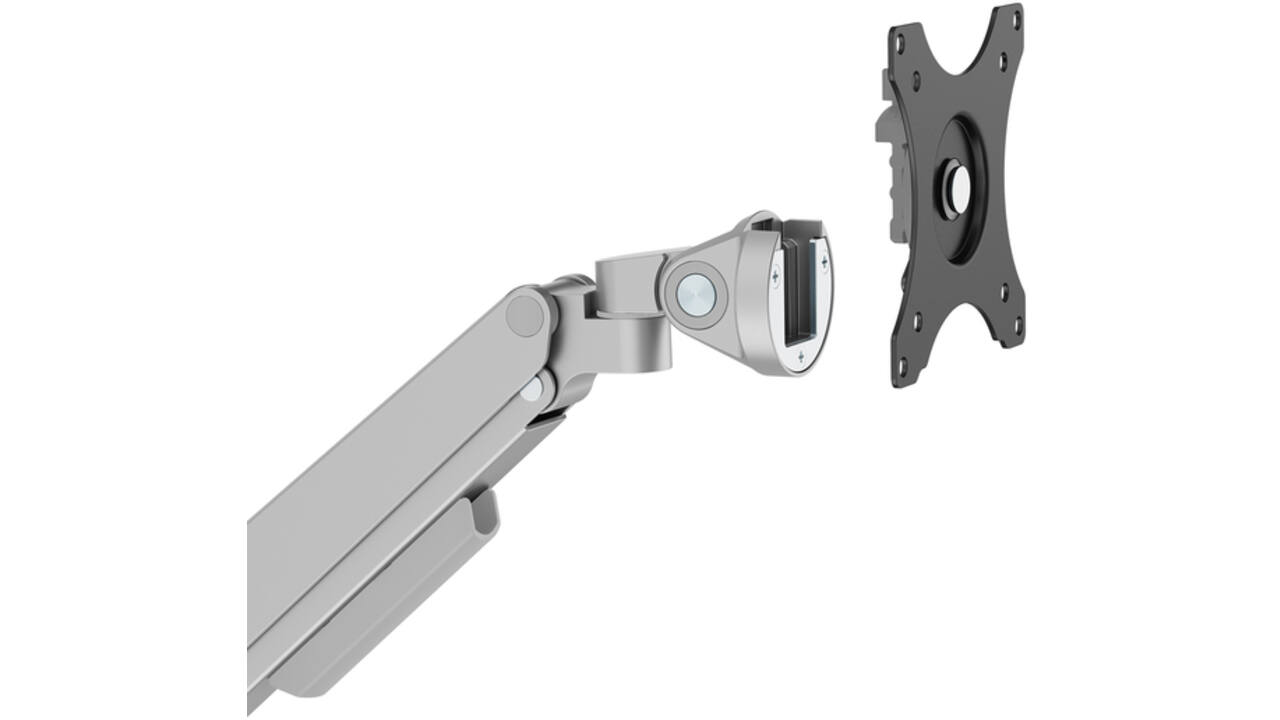 Monitorarm Neomounts NEXT Slim 1 scherm 35 inch zilver