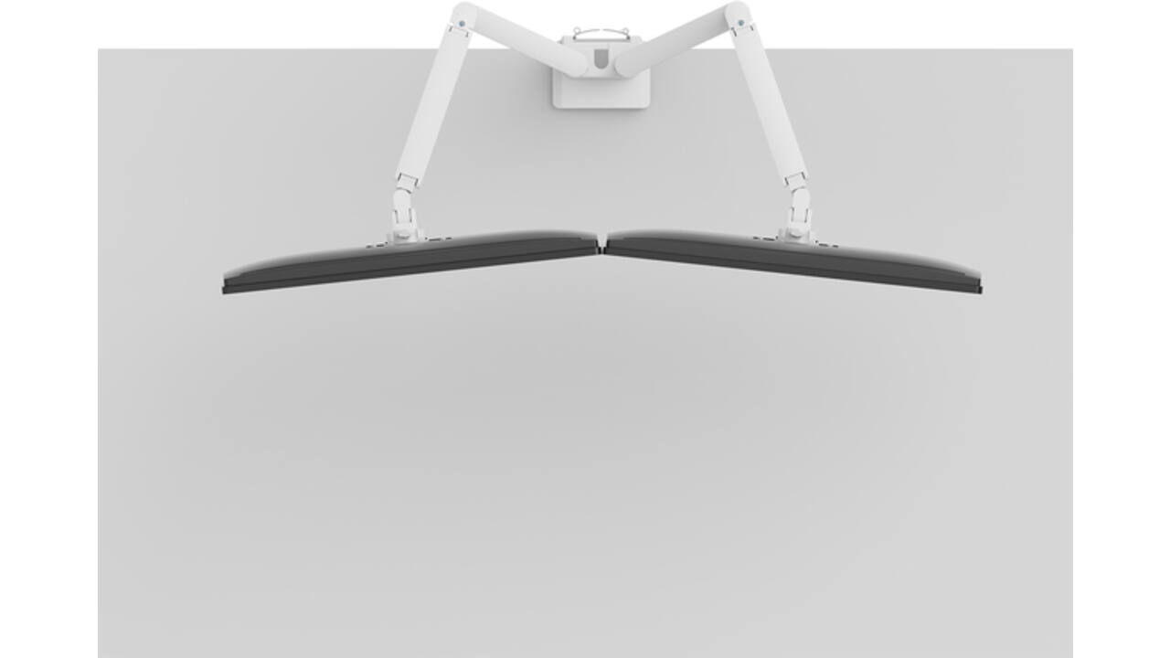 Monitorarm Neomounts NEXT Slim 2 schermen 32 inch wit