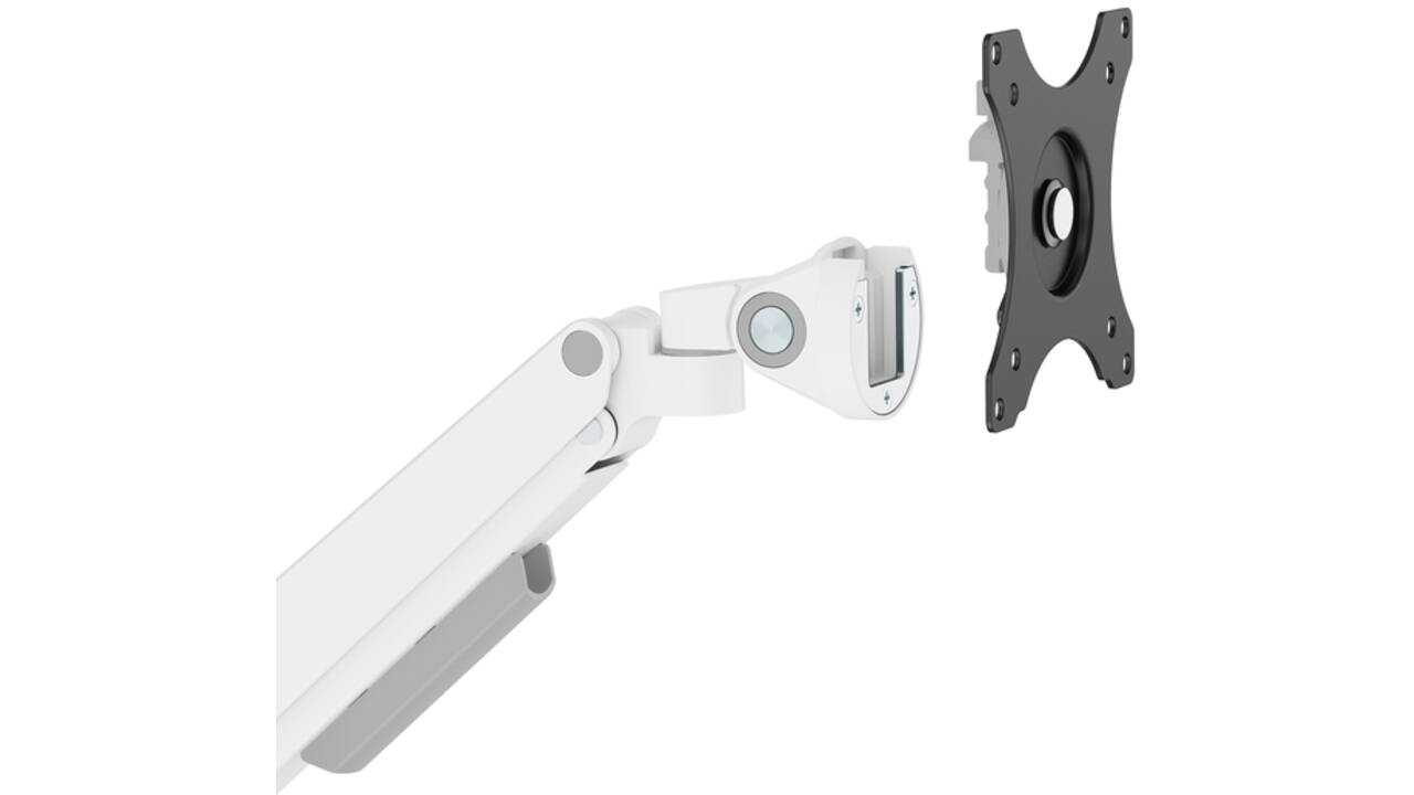 Monitorarm Neomounts NEXT Slim 2 schermen 32 inch wit