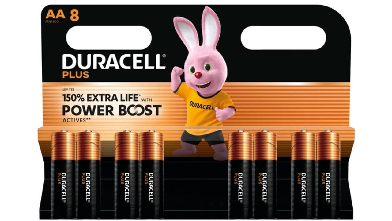 Batterij Duracell Plus Powerboost 8x AA