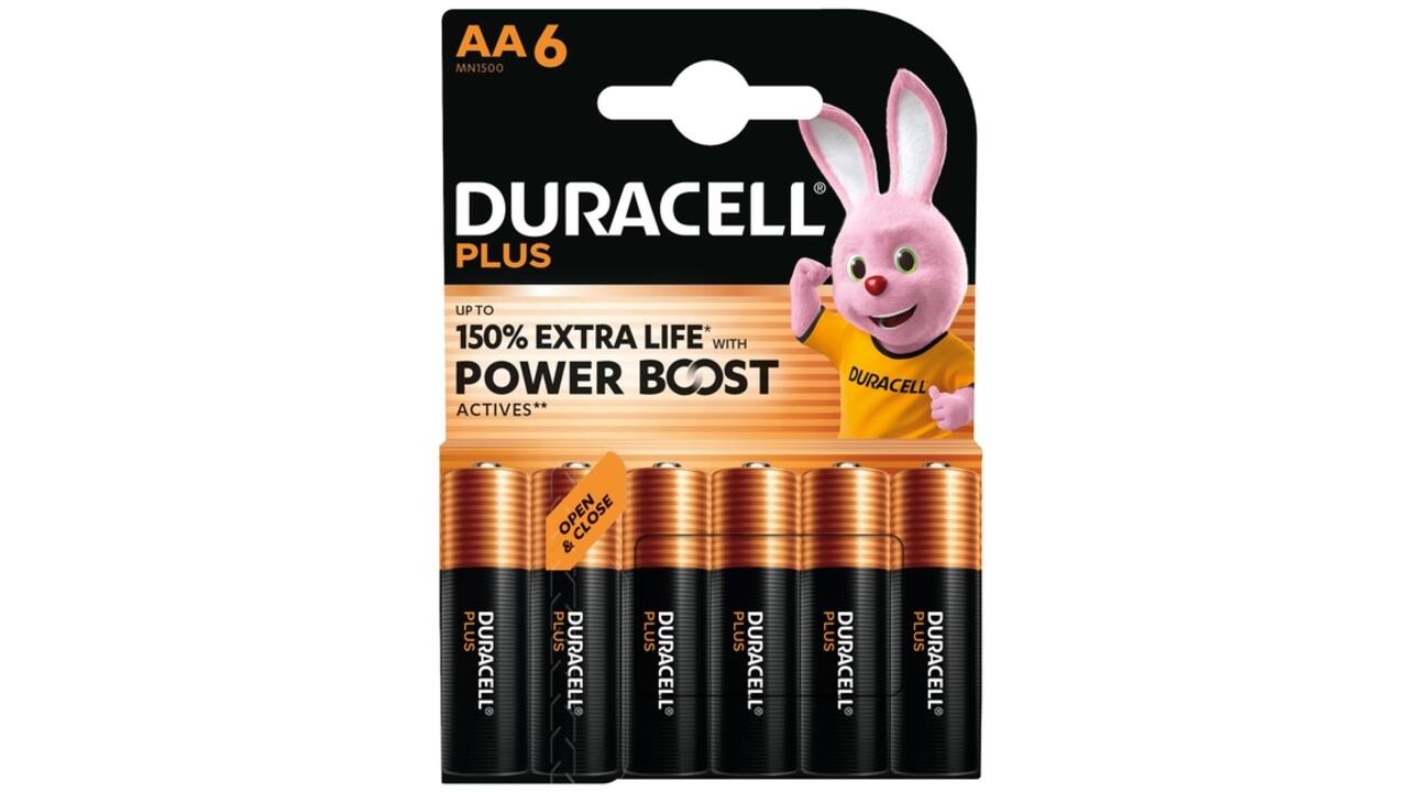 Batterij Duracell Plus Powerboost 6x AA