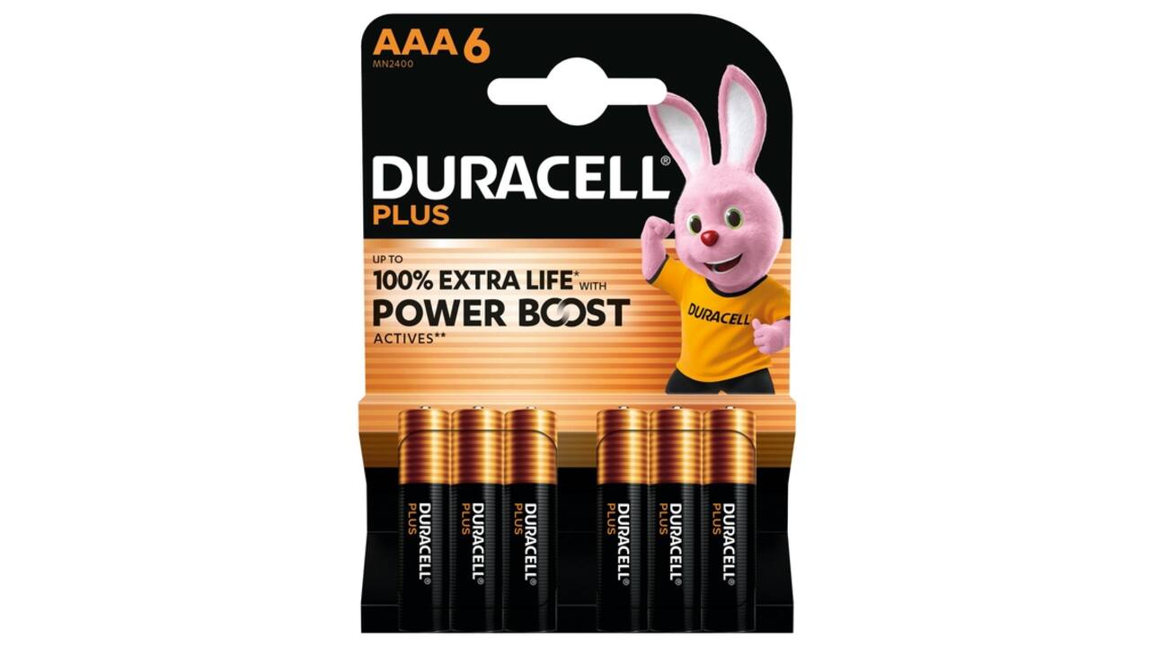Batterij Duracell Plus Powerboost 6x AAA