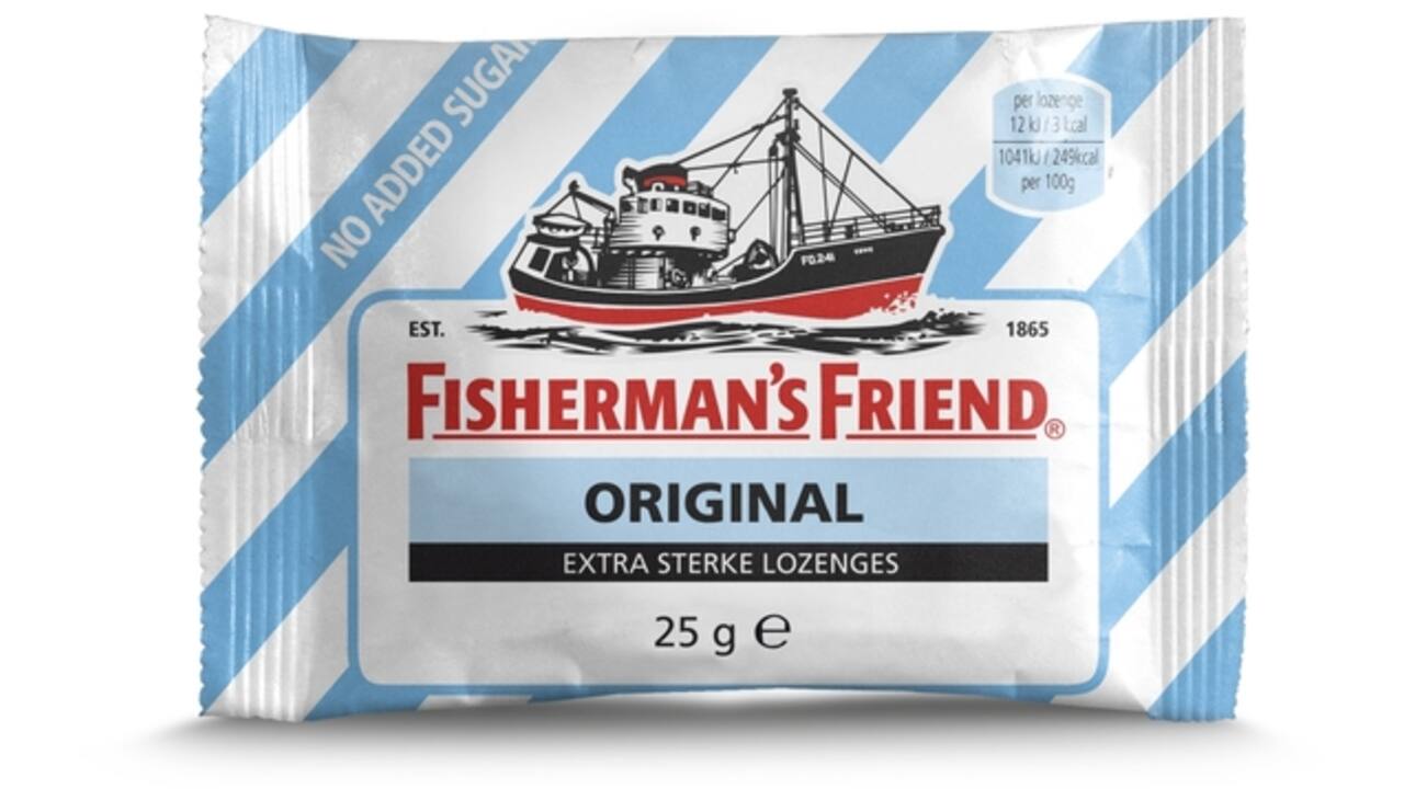 Keelpastilles Fisherman's Friend original extra sterk zak 25 gram