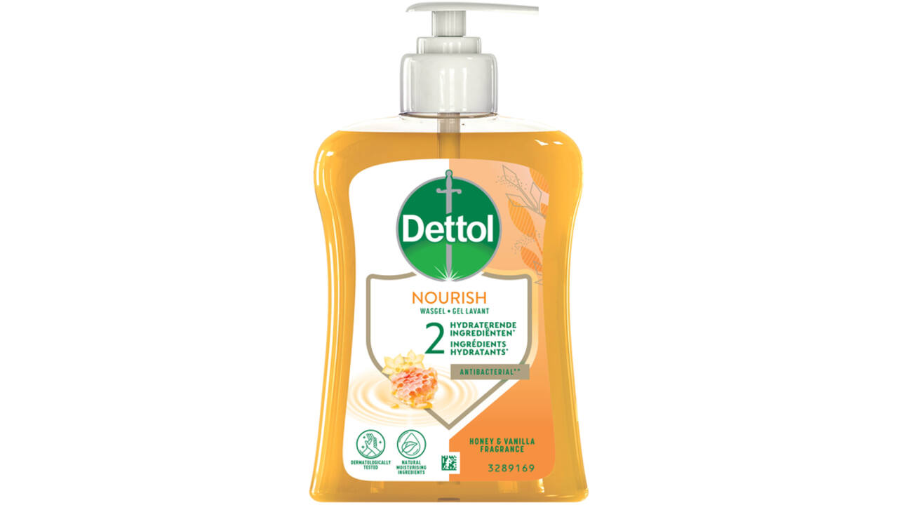 Handzeep Dettol Honey Vanilla antibacterieël 250ml