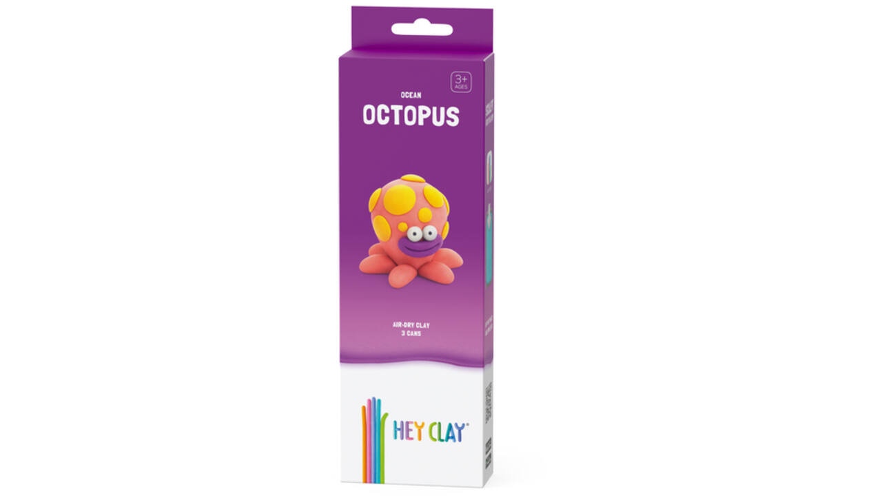Klei Hey Clay Octopus 3 potjes
