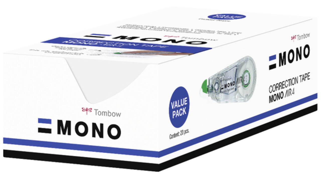 Correctietape Tombow MONO 4.2mmx10m 20 stuks