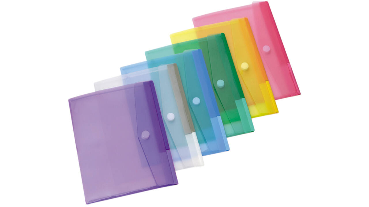 Enveloptas Djois Color Collection A4 horizontaal assorti