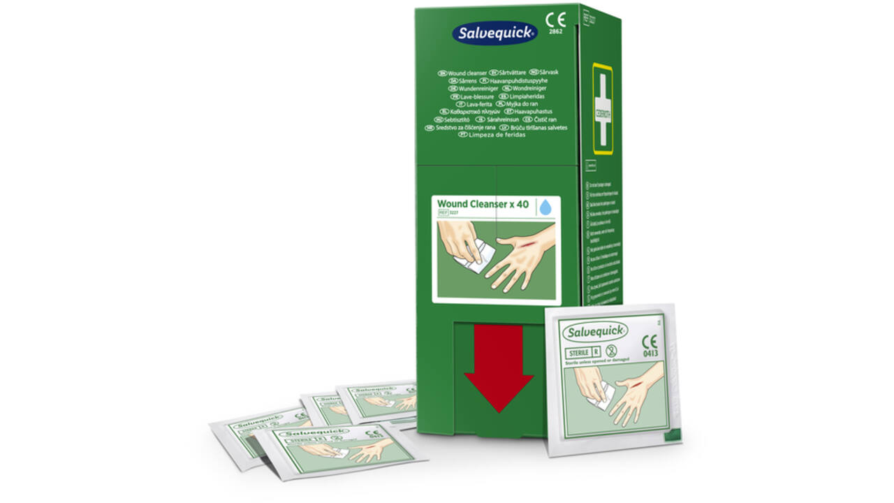 Wondreinigingsdoekjes Salvequick 40 stuks