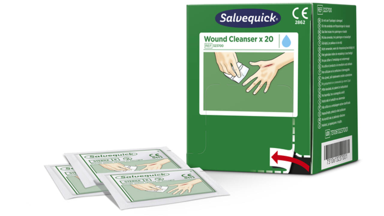 Wondreinigingsdoekjes Salvequick 20 stuks