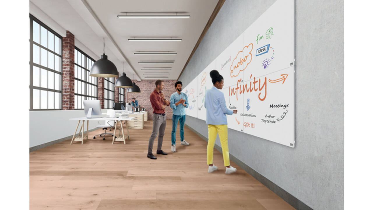 Whiteboard Nobo Infinity randloos 60x90cm
