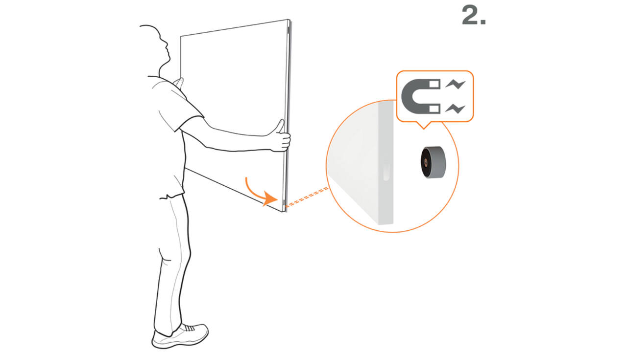 Whiteboard Nobo Infinity randloos 90x120cm