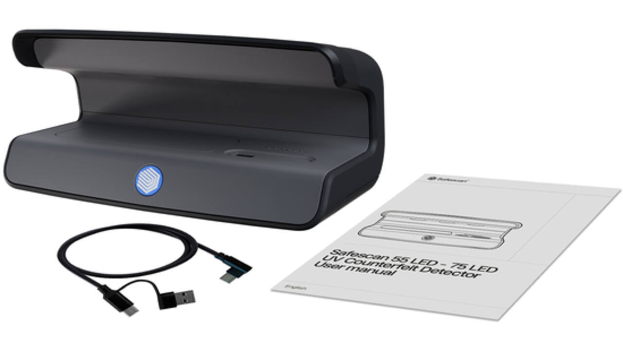Valsgeld detector Safescan 55 UV LED zwart