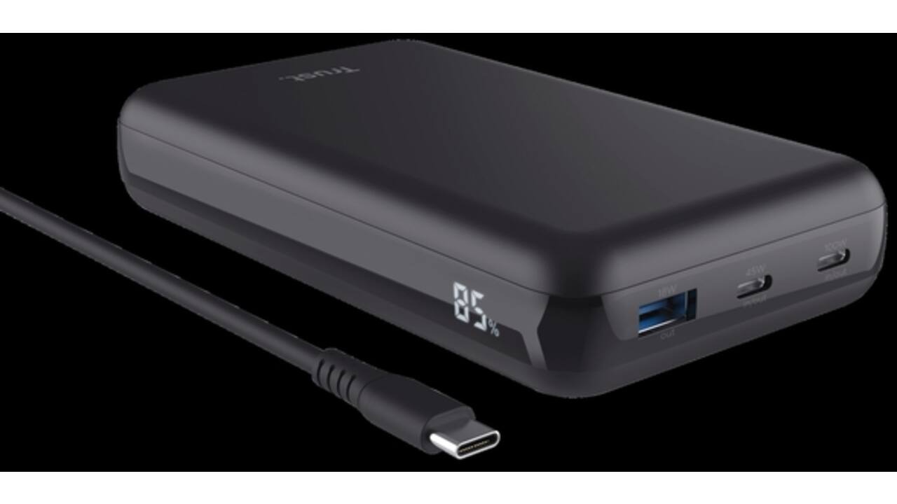 Powerbank Trust Laro laptop 100W