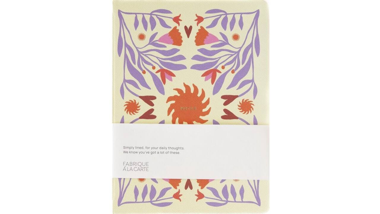 Notitieboek A-Journal Fabrique Palmtree Pink lijn