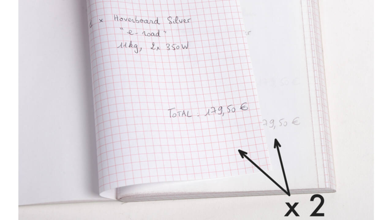 Kasboek Exacompta Manifold leveringen dupli 50vel NL FR