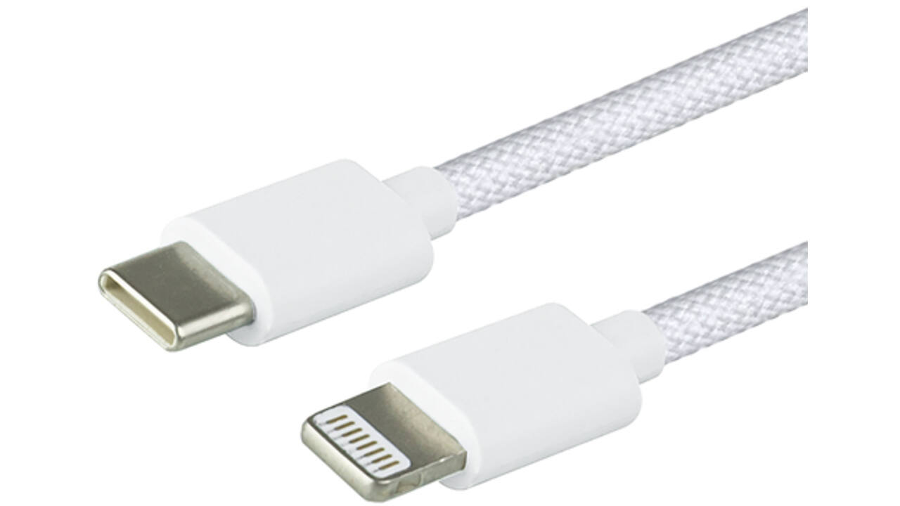 Kabel Green Mouse USB-C to Lightning data Woven - 2m