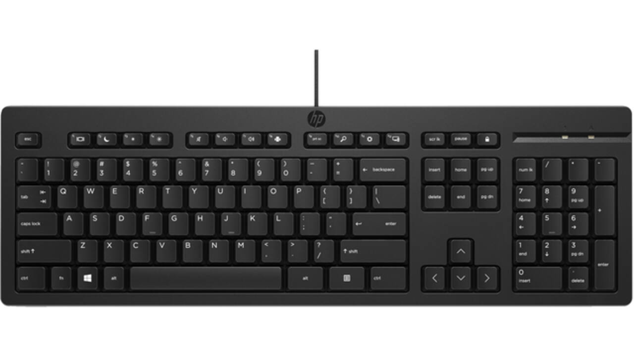 Toetsenbord HP 125 USB bedraad