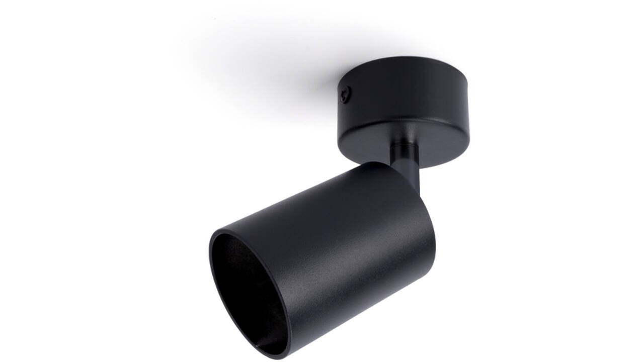 Plafondspot Integral Siena 1 spot IP20 GU10 zwart