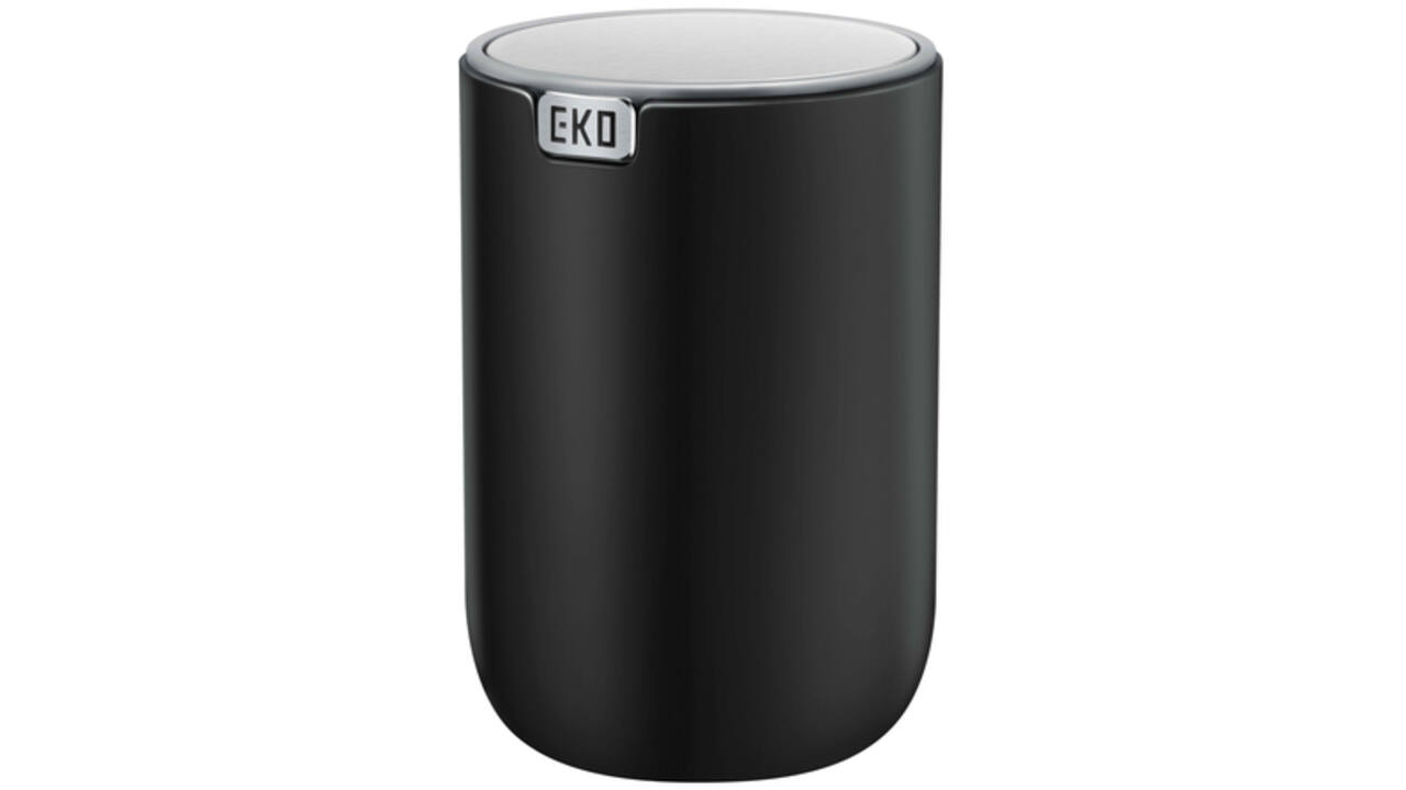 Afvalbak EKO Fandy 2 tafelmodel met swingdeksel 1,5 liter zwart