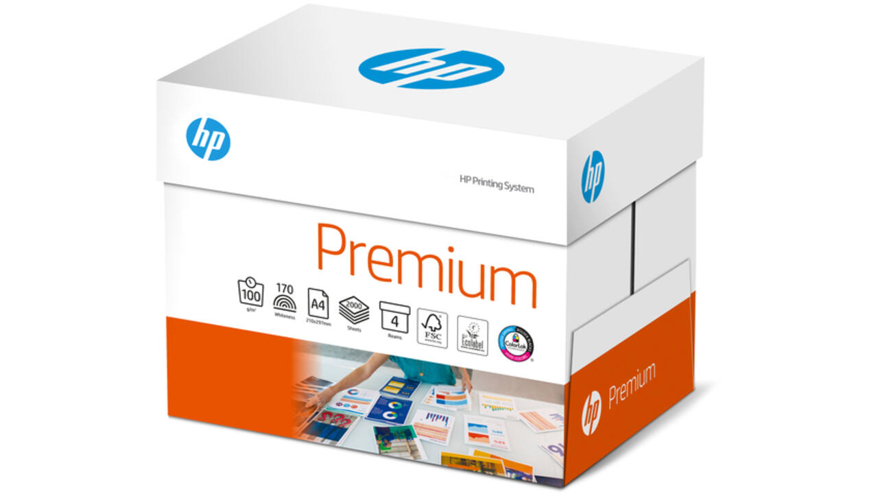 Kopieerpapier HP Premium A4 100gr wit 500 vel