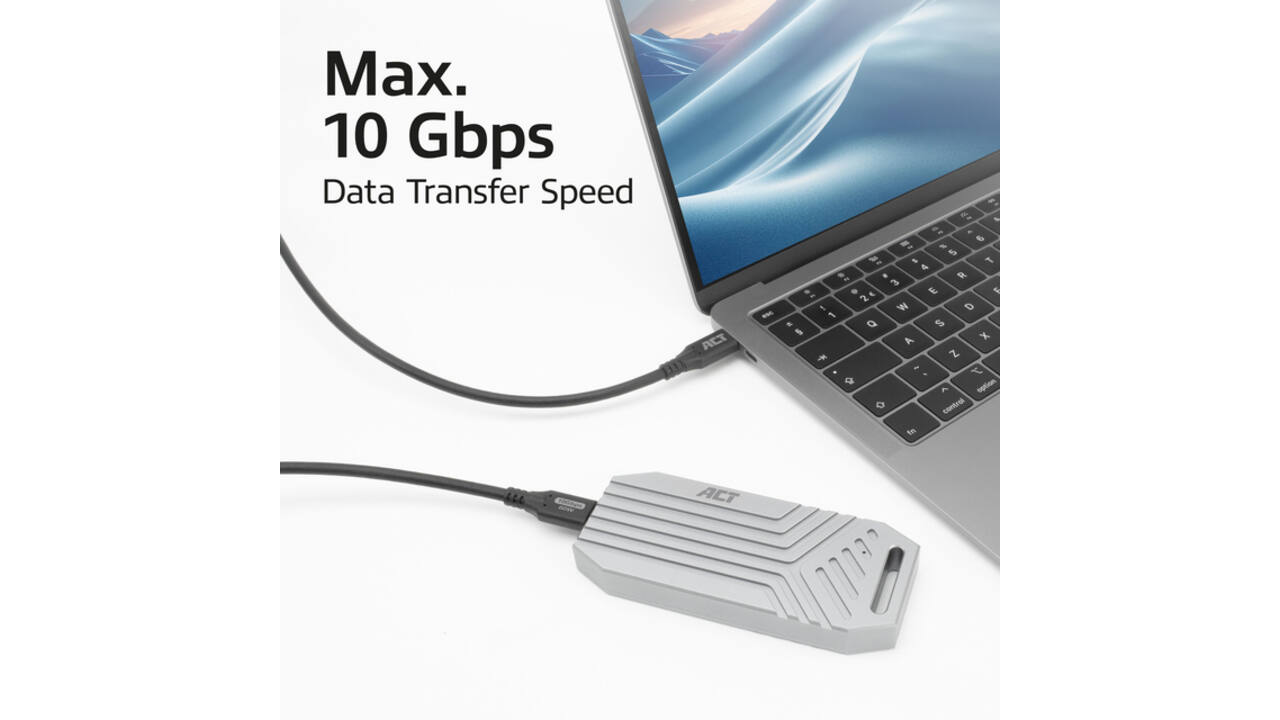 Kabel ACT USB-C 3.0 10Gbps 60W USB 1 meter