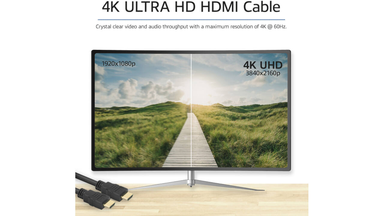 Kabel ACT HS v2.0 HDMI-A male - HDMI-A male (AWG30) 1 meter