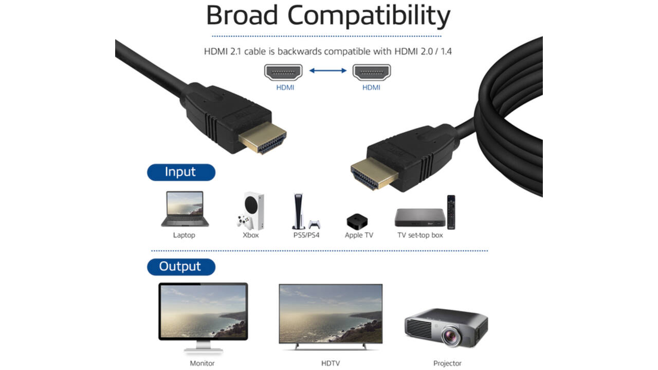 Kabel ACT HDMI ETH8K M/M zwart 2 meter