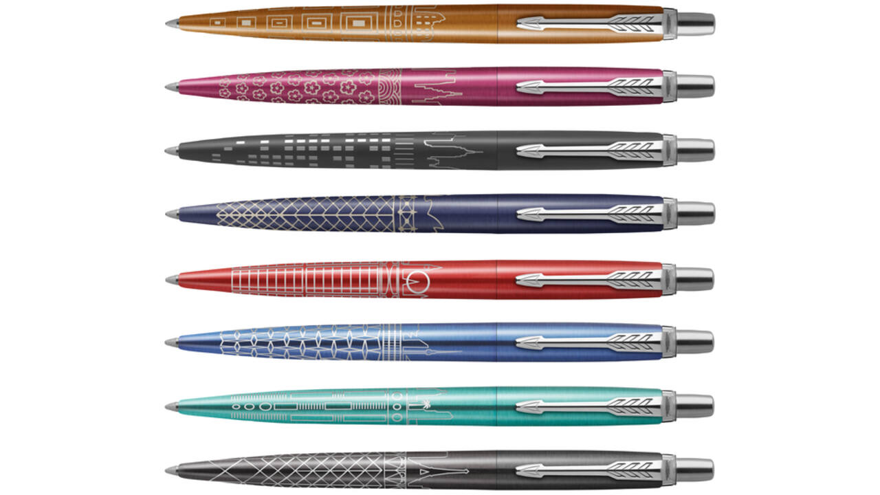 Balpen Parker Jotter special edition Rome bronze CT medium