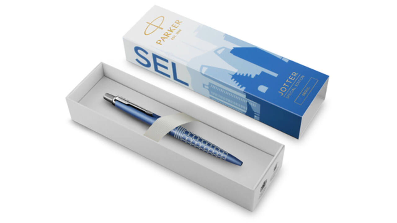 Balpen Parker Jotter special edition Seoul blue CT medium