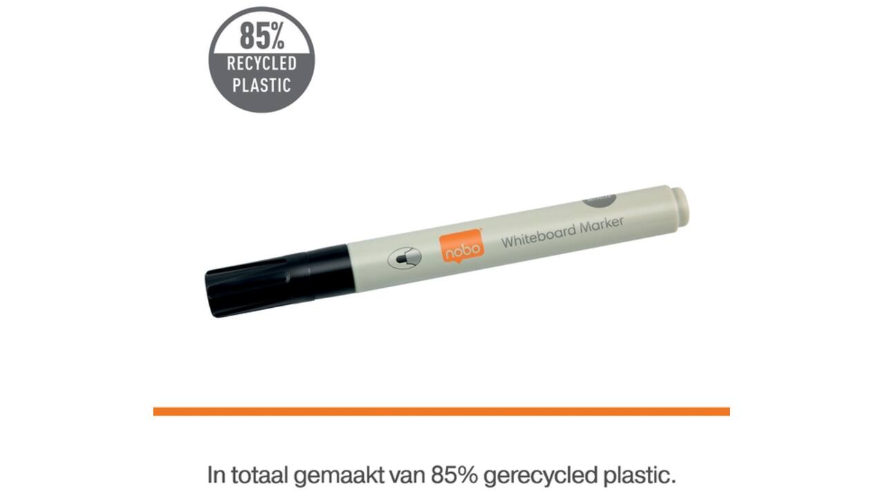 Whiteboardmarker Nobo ronde punt 3mm zwart