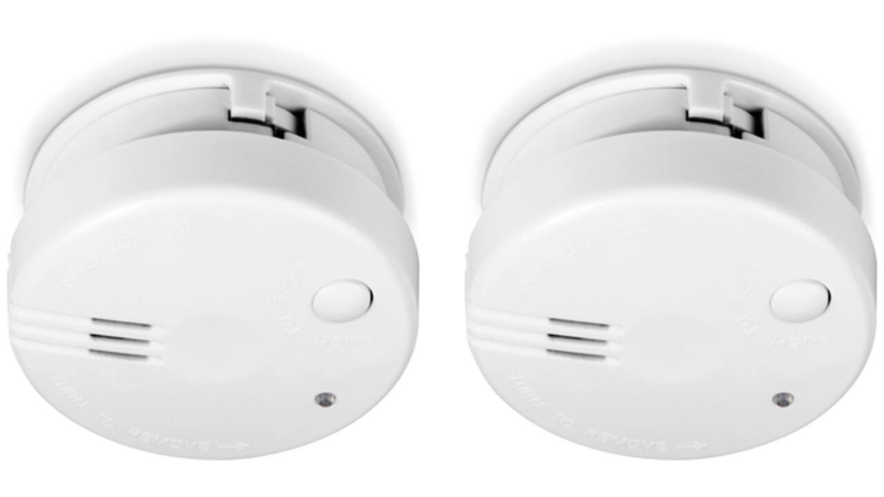 Rookmelder Alecto mini 2 stuks met 5 jaar batterij SA102 wit