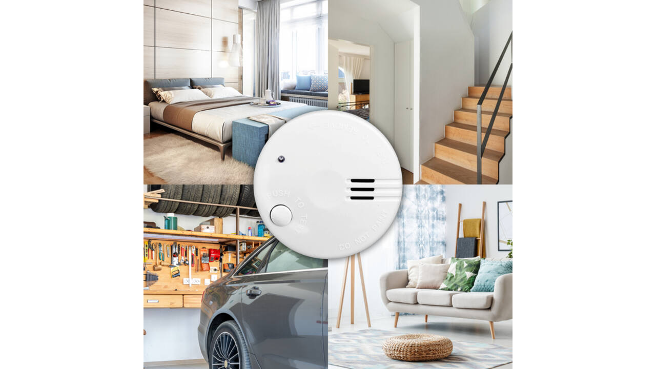 Rookmelder Alecto mini met 5 jaar batterij SA100 wit