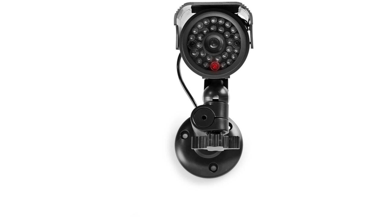 Dummy beveiligingscamera Nedis bullet solar buiten grijs